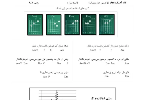 آکورد دیگه عاشق شدن
