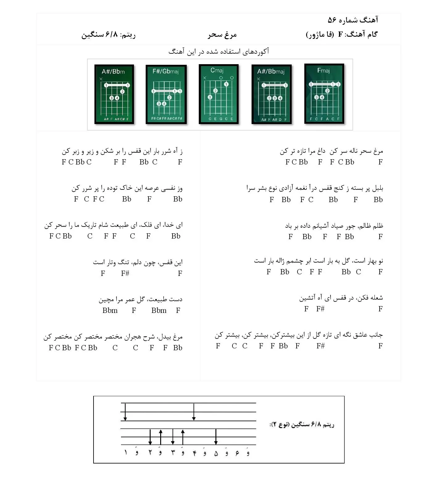 آکورد مرغ سحر