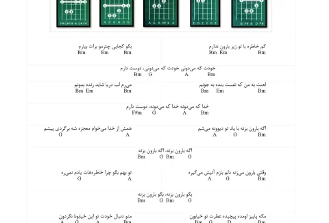 آکورد مگه پاییز اومده